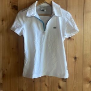 Vintage 90's Versace Jeans Logo Polo Top